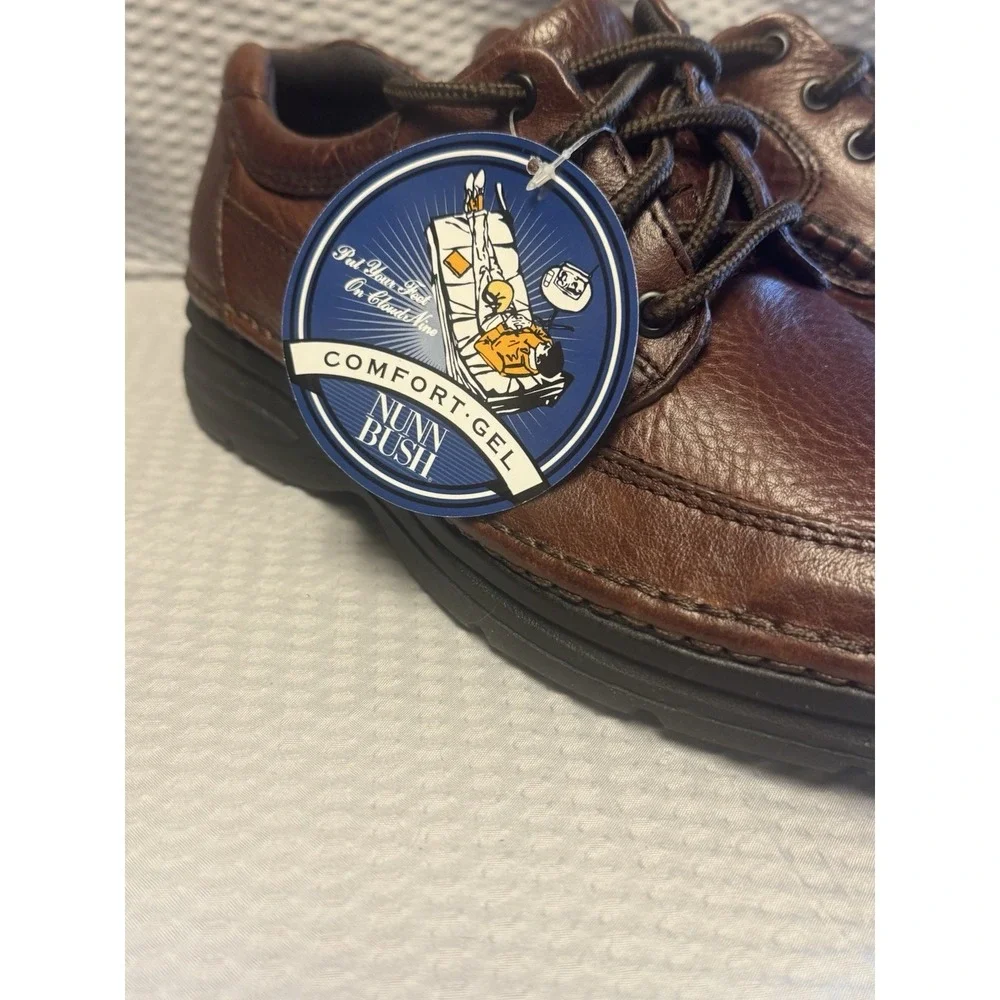 Nunn Bush Men's Cameron Moc Toe Oxford with Comfort Gel Footbed 9.5 M New in Box